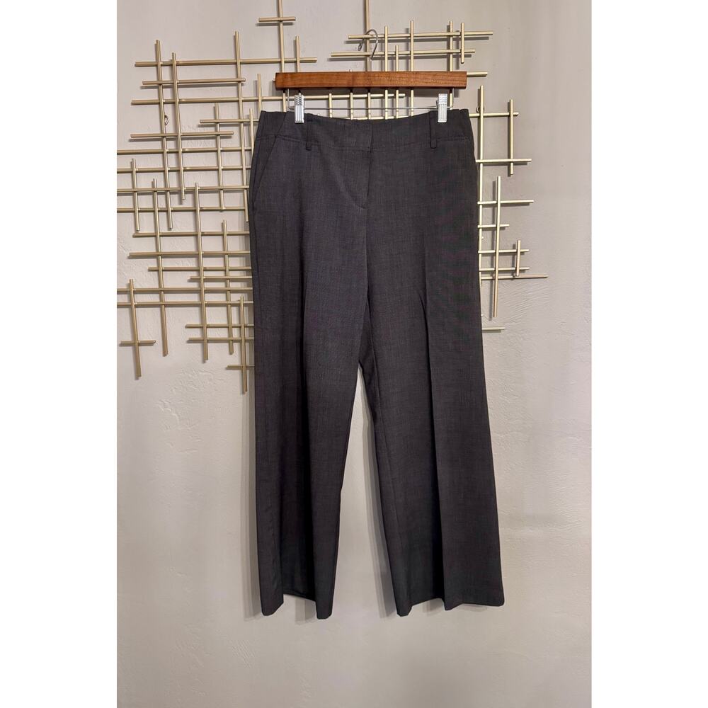 George Petite 8 Black Dress Pants Straight Leg Career Work Slacks